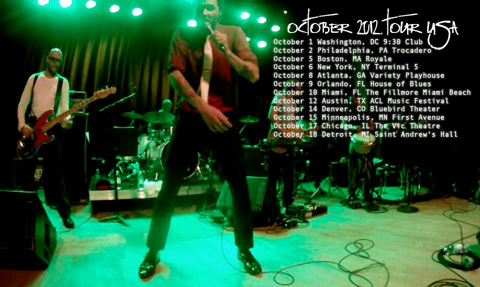Le date ufficiali del tour americano di Jovanotti - ottobre 2012