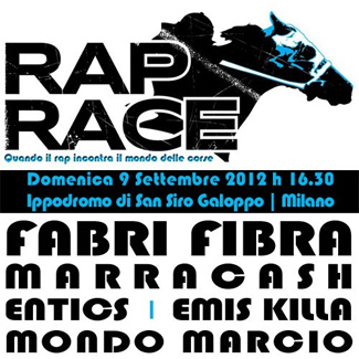 Rap Race il 9 settembre 2012 all'ippodromo di san siro