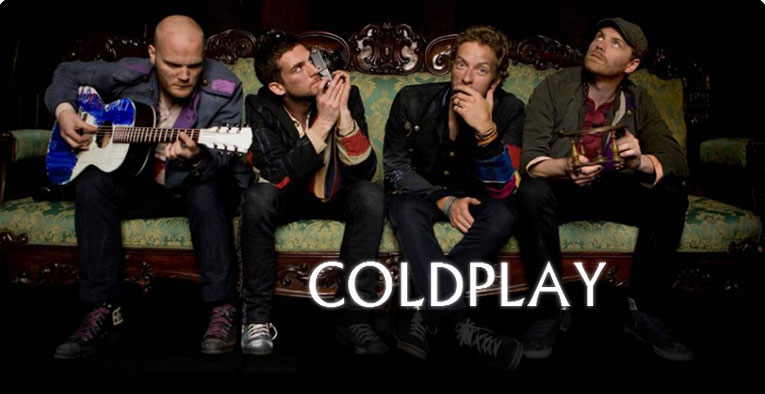 Coldplay nella serata finale di Sanremo 2013
