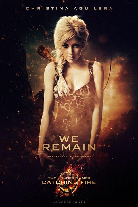 We remain christina aguilera twitter the hunger games catching fire