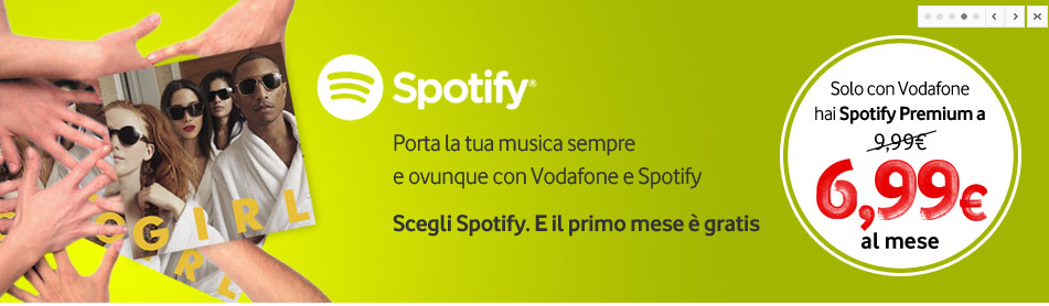 Vodafone regala Spotify Premium